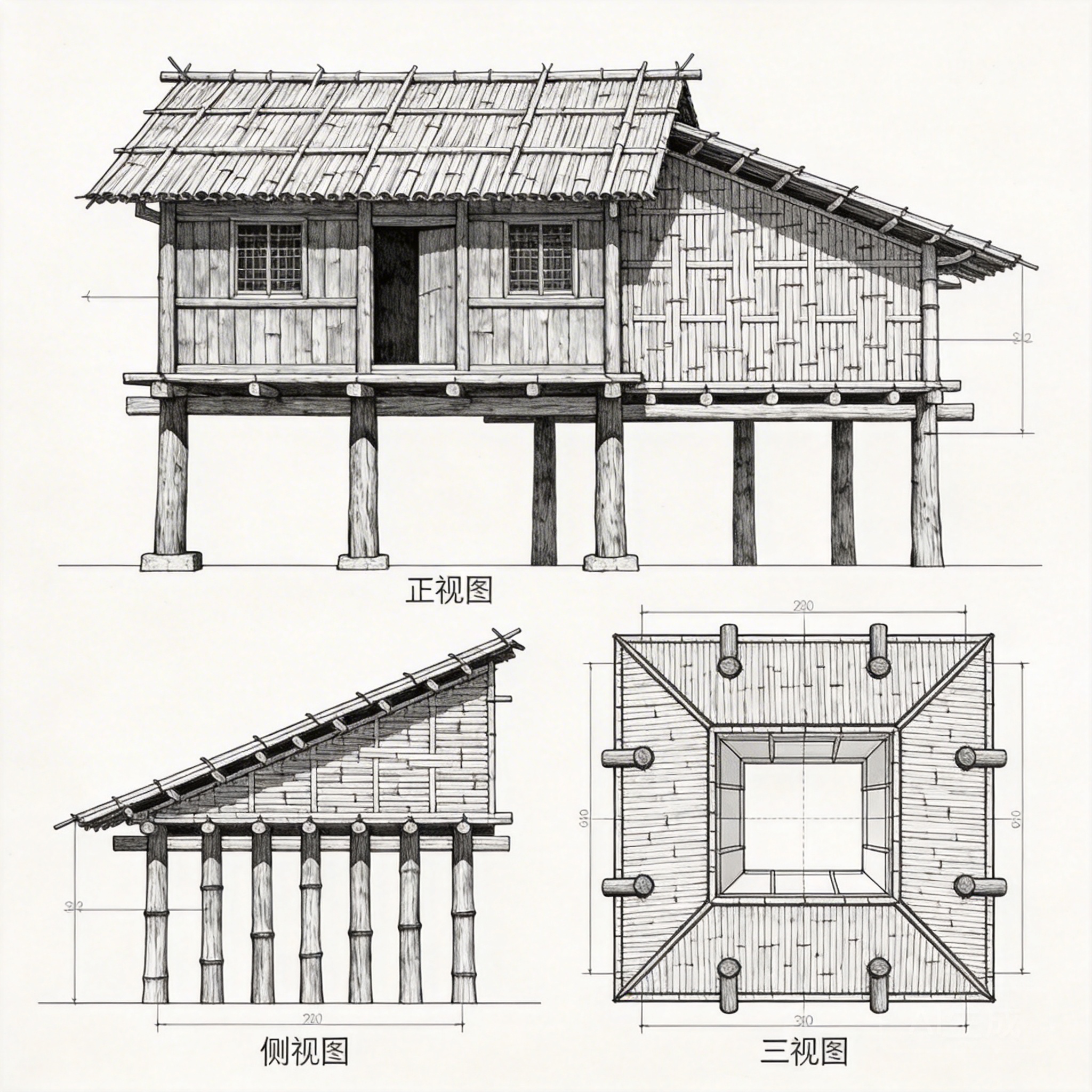 土家吊脚楼
